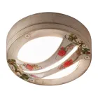 Llamba tavani ose muri për ambiente të jashtme e lyer me alumin me dorë - Brindisi Viadurini