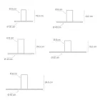 Dritë tavani prej metali në përfundime dhe madhësi të ndryshme - Drita Viadurini