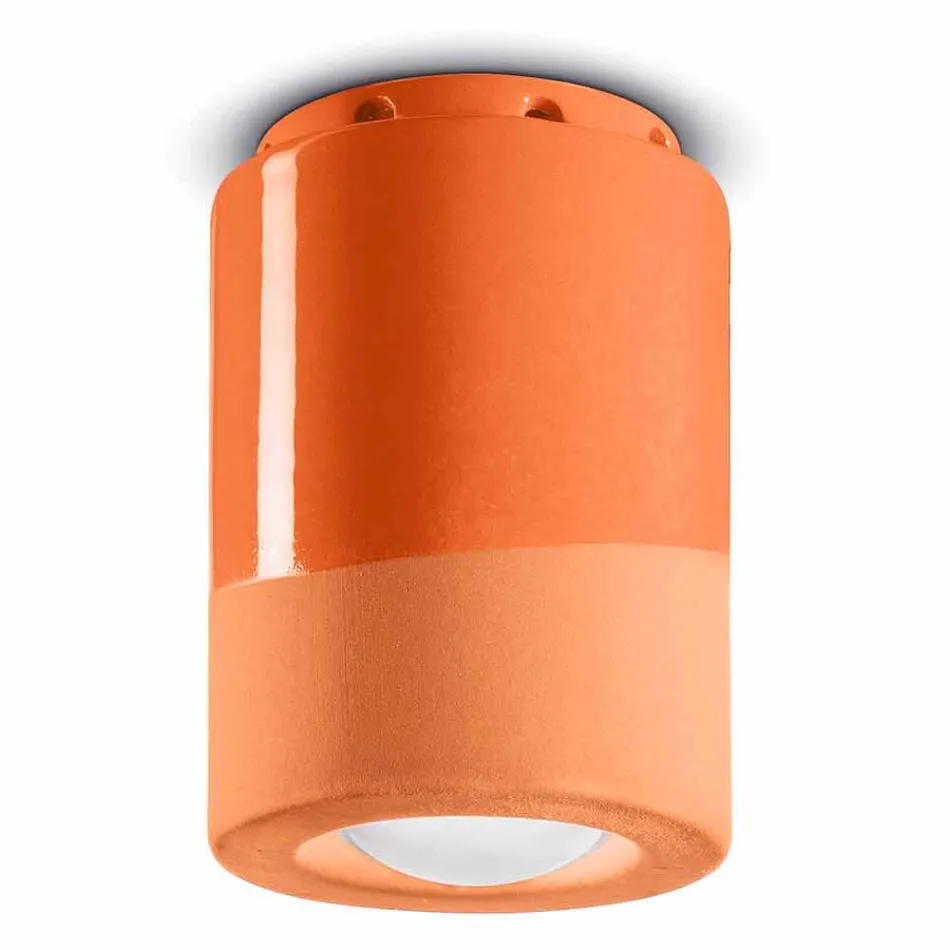 Llambë tavanesh e cilësisë së mirë në qeramikë të bërë në Itali - Ferroluce Pi Viadurini