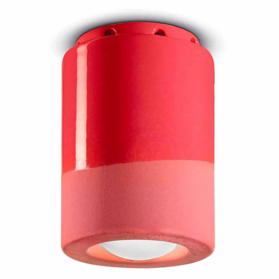 Llambë tavanesh e cilësisë së mirë në qeramikë të bërë në Itali - Ferroluce Pi Viadurini