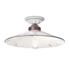 Llamba Tavani Vintage ne Qeramike dhe Hekur Pune Dore ne 3 Madhesi - Asti Viadurini