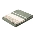 Plaid me përzierje leshi ultra të butë dhe me gëzof Prodhuar në Itali - Caldoso Viadurini