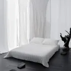 Plaid me saten pambuku dhe senil me lurex, shkumës ose retro Border - Tortoro Viadurini