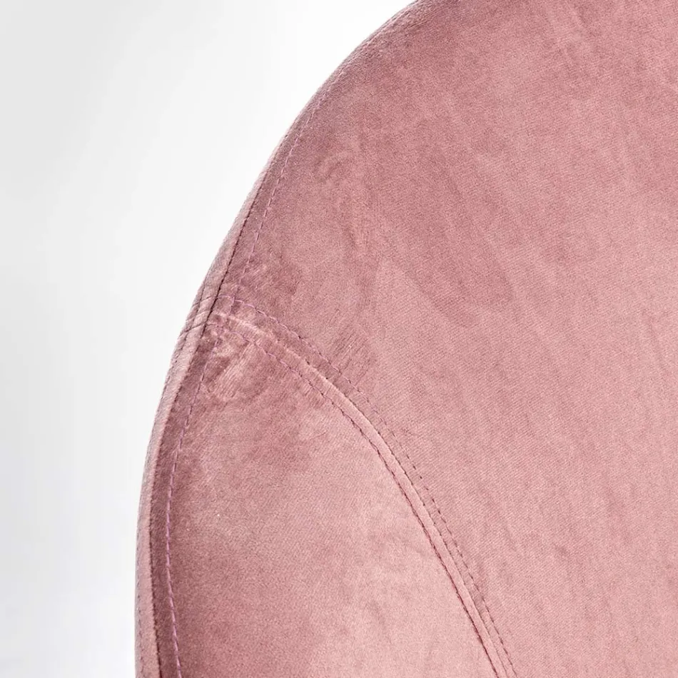 Kolltukë lëkundëse e veshur me susta Dizajn skandinav me efekt kadife - Pippy Viadurini