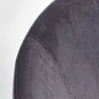 Kolltukë lëkundëse e veshur me susta Dizajn skandinav me efekt kadife - Pippy Viadurini