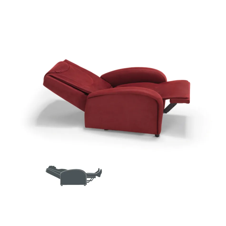 Karrige ngritëse me 2 motorra me masazh shiatsu e prodhuar në Itali Bria Viadurini