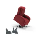 Karrige ngritëse me 2 motorra me masazh shiatsu e prodhuar në Itali Bria Viadurini