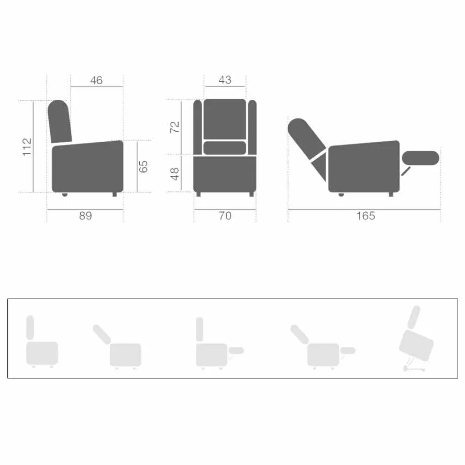 Ngrini relaksohuni kolltukun me lëvizjen në rrota me 2 motorë - Juliette Viadurini