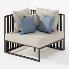 Kolltukë e jashtme në këndin e djathtë në alumin dhe rripa Prodhuar në Itali - Juliediv Viadurini