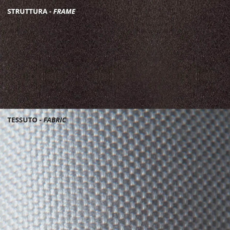 Kolltukë e ulët kopshti në çelik të galvanizuar me mbështetëse krahësh Prodhuar në Itali - Selvaggia Viadurini