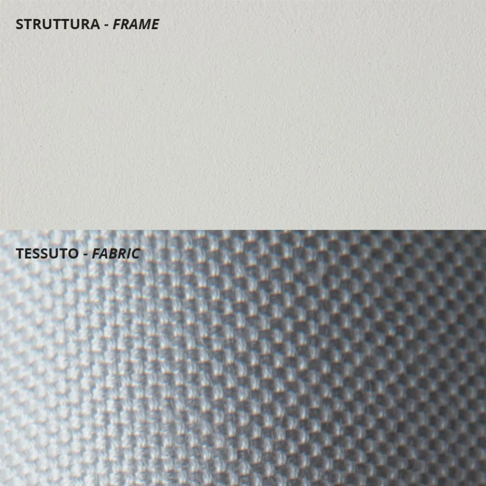 Kolltukë e ulët kopshti në çelik të galvanizuar me mbështetëse krahësh Prodhuar në Itali - Selvaggia Viadurini