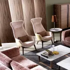 Dizajn kolltuk bergére në pëlhurë Grilli Wilde 100% e bërë në Itali Viadurini