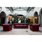 Kolltukë klasike me këmbë në formë qepe në dru ahu Prodhuar në Itali - Spassoso Viadurini