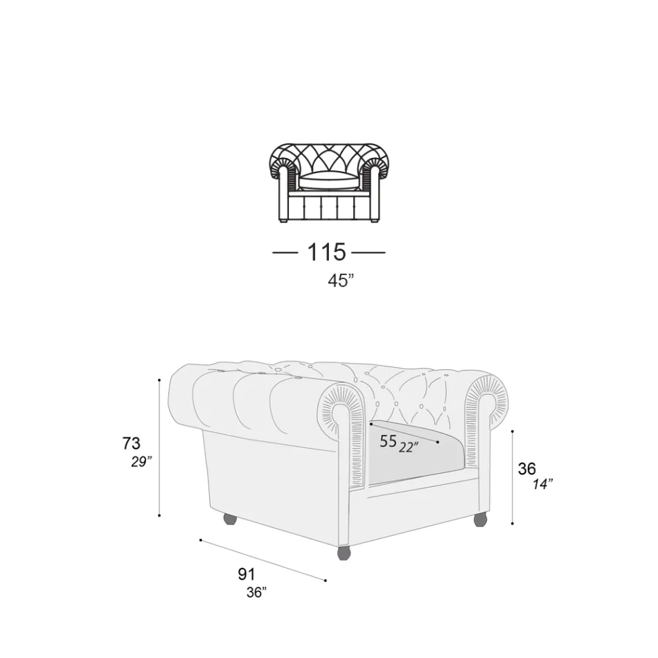 Kolltukë klasike me këmbë në formë qepe në dru ahu Prodhuar në Itali - Spassoso Viadurini