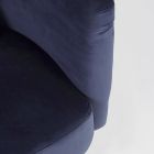 Kolltukë klasik në dru të veshur me susta me efekt kadife Homemotion - Nichy Viadurini
