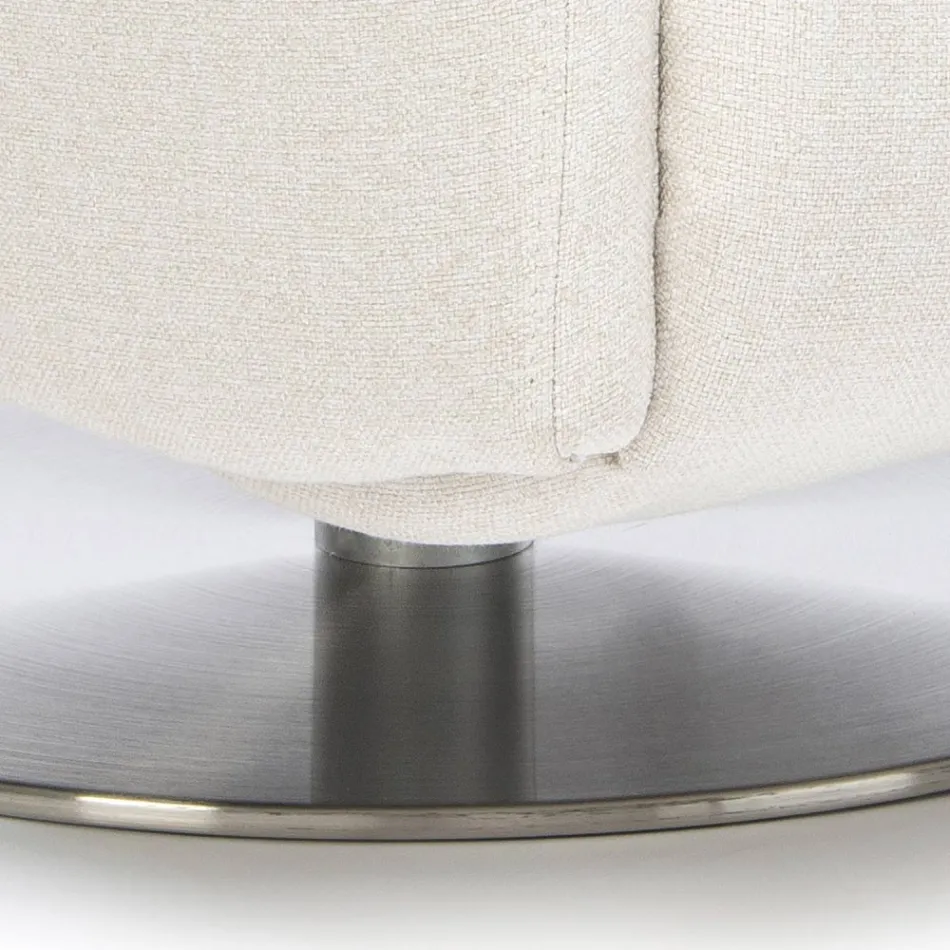 Kolltukë me bazë çeliku rrotulluese dhe mbështetëse këmbësh Prodhuar në Itali - Valentina Viadurini