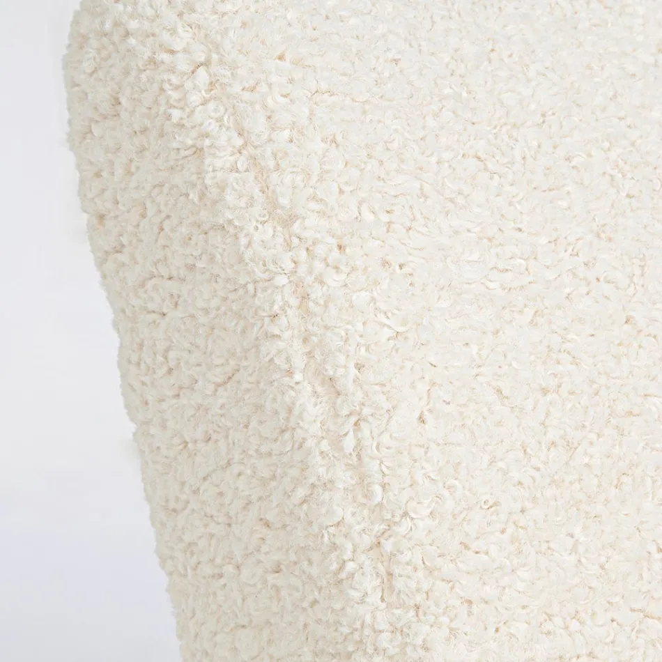 Kolltukë me Mbështetës krahësh në Ndenjëse prej gome dhe me efekt leshi - Patrizia Viadurini