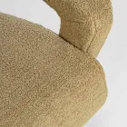 Kolltukë me Mbështetës krahësh në Ndenjëse prej gome dhe me efekt leshi - Patrizia Viadurini