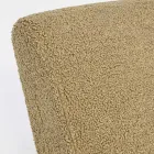 Kolltukë me Mbështetës krahësh në Ndenjëse prej gome dhe me efekt leshi - Patrizia Viadurini