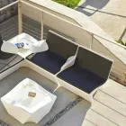 Kolltuk me mbështetëse krahësh Slide Kami Dizajn modern i prodhuar në Itali Viadurini