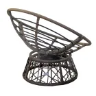 Kolltukë me Kornizë Alumini E Mbuluar me Polirattan dhe Tavolinë Kafe - Puntina Viadurini