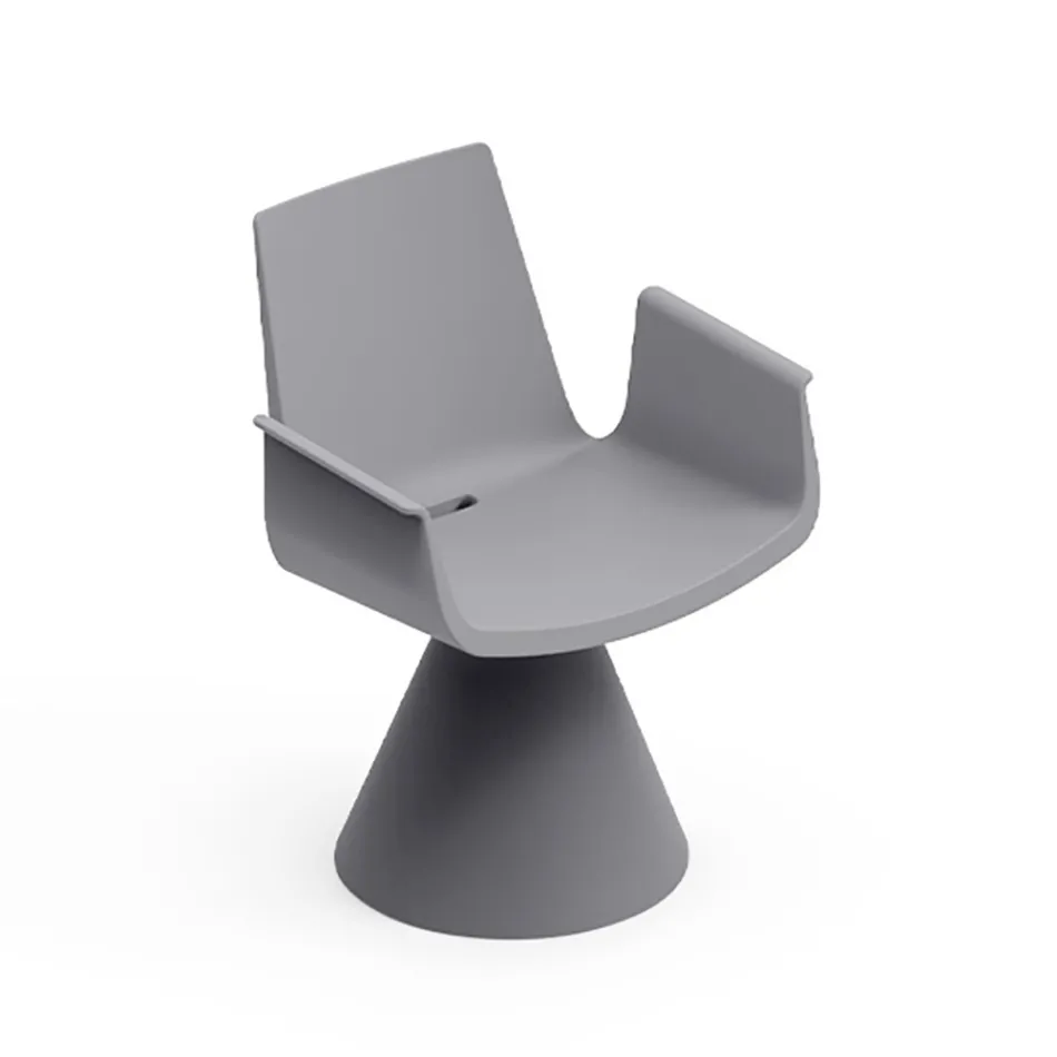 Kolltuk për jashtë me mbështetëse krahësh prej polietileni - Pishinë Viadurini