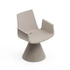 Kolltuk për jashtë me mbështetëse krahësh prej polietileni - Pishinë Viadurini