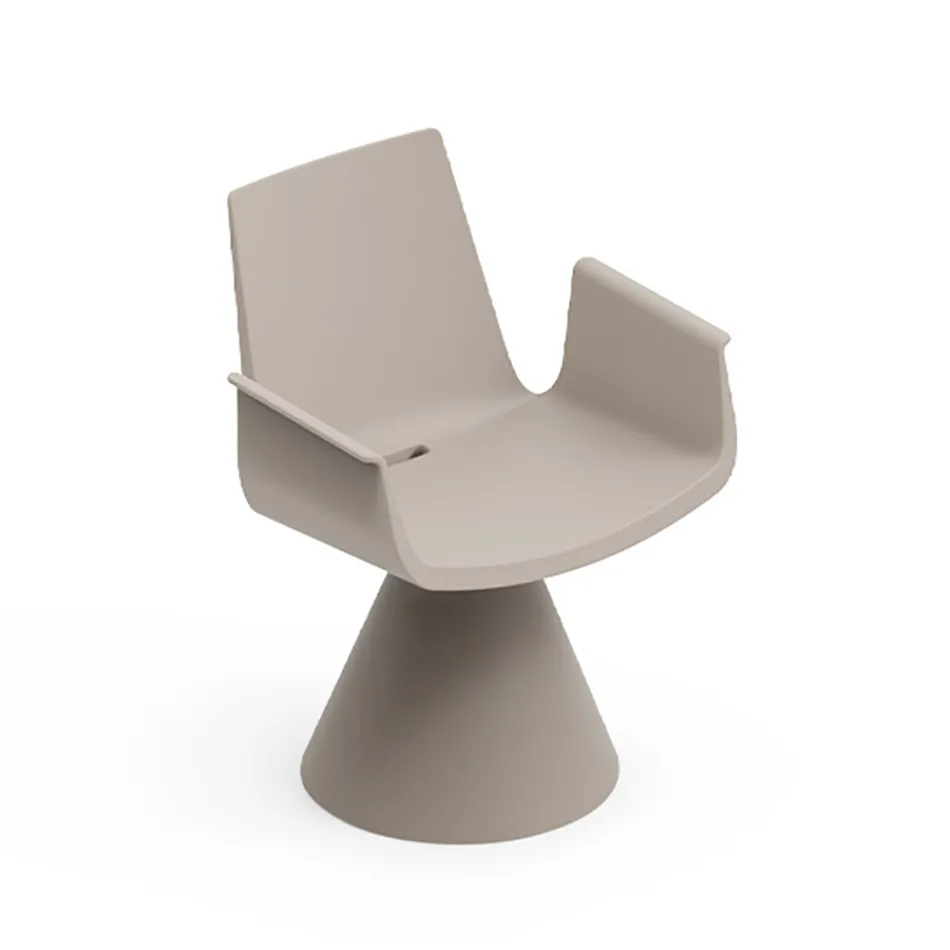 Kolltuk për jashtë me mbështetëse krahësh prej polietileni - Pishinë Viadurini