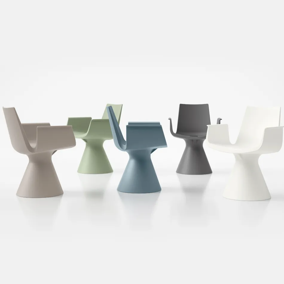 Kolltuk për jashtë me mbështetëse krahësh prej polietileni - Pishinë Viadurini