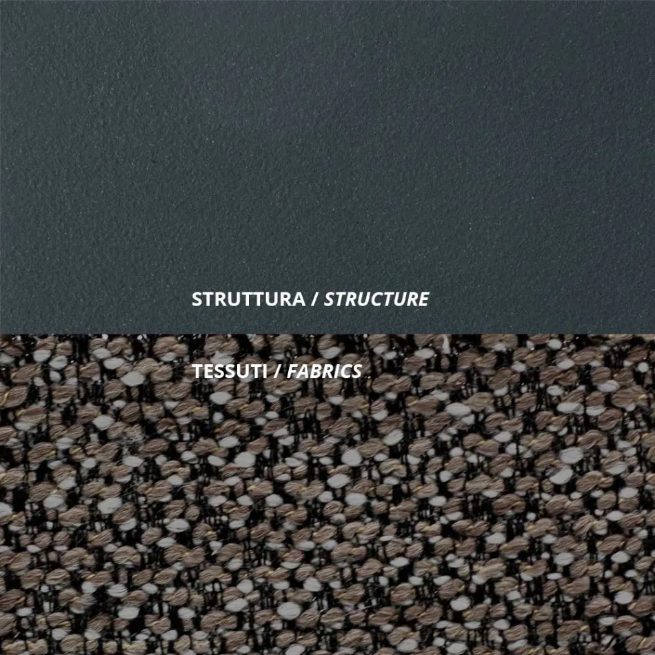 Kolltukë në natyrë nga çeliku dhe polipropileni Prodhuar në Itali - Astrid Viadurini