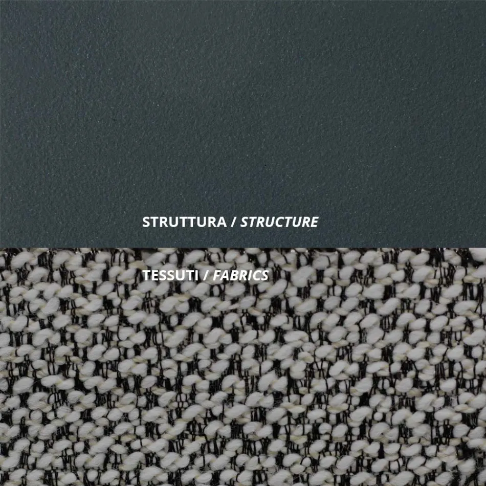Kolltukë në natyrë nga çeliku dhe polipropileni Prodhuar në Itali - Astrid Viadurini