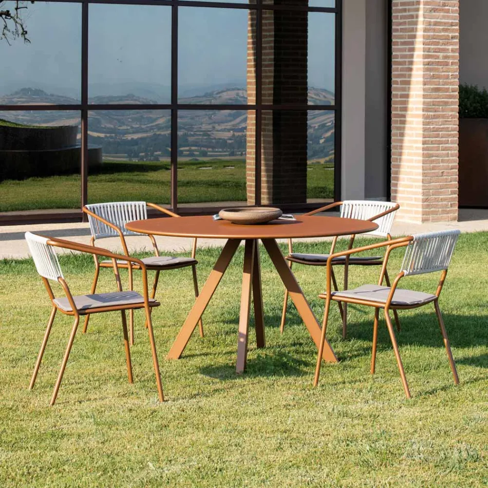 Kolltukë në natyrë nga çeliku i galvanizuar i montuar i prodhuar në Itali 2 copë - Vesna Viadurini