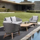 Kolltukë në natyrë në gërshetim me litar dhe dru tik, Homemotion - Callum Viadurini