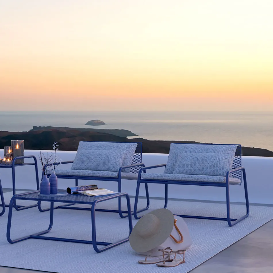 Kolltukë metalike në natyrë me jastëk luksoz Prodhuar në Itali - Karol Viadurini