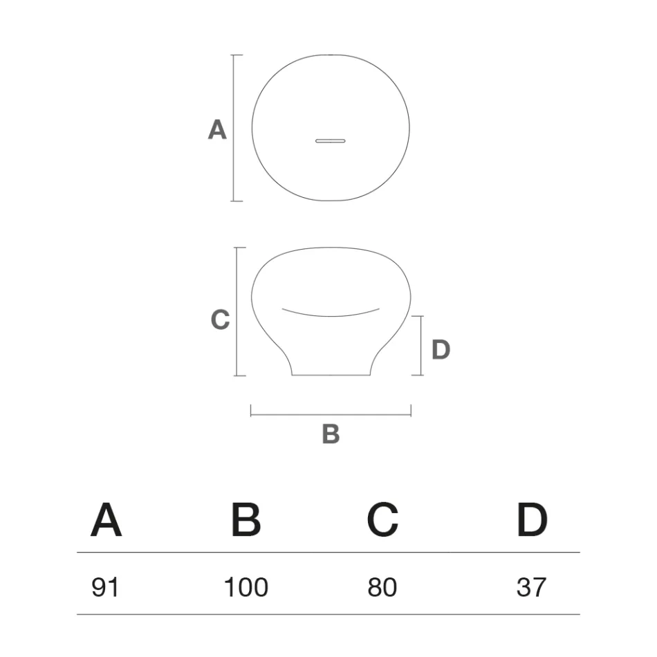 Kolltuk polietileni për jashtë, i disponueshëm në ngjyra të ndryshme - Peshqir Viadurini