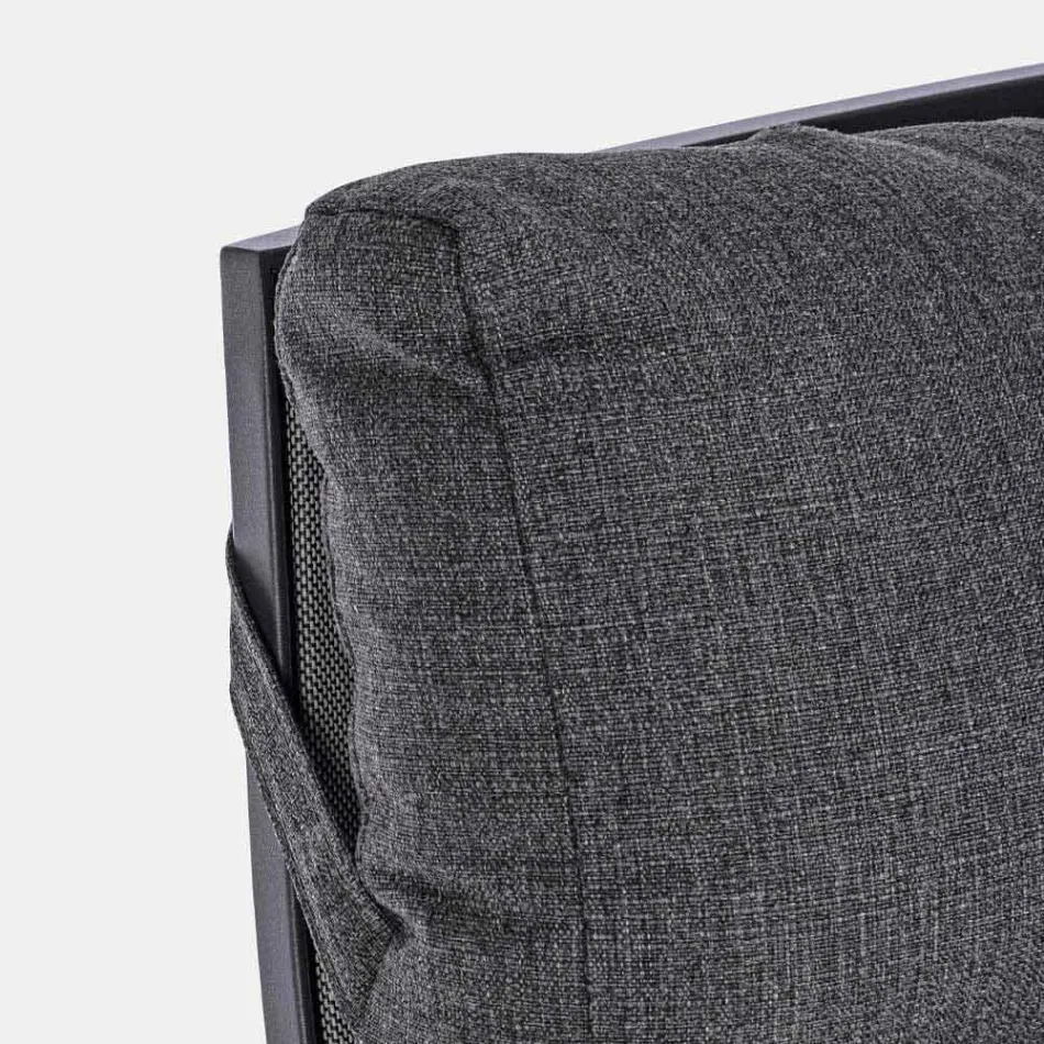 Kolltuku i mbështetur në natyrë në pëlhurë dhe alumin, 2 copë - Nathy Viadurini