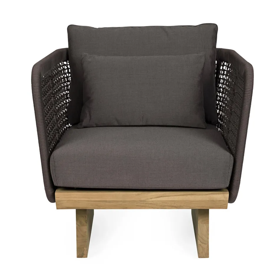 Kolltuku Kopshti me Bazë Tik dhe Mbështetës me Litar, Homemotion - Chantall Viadurini