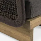 Kolltuku Kopshti me Bazë Tik dhe Mbështetës me Litar, Homemotion - Chantall Viadurini