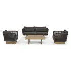 Kolltuku Kopshti me Bazë Tik dhe Mbështetës me Litar, Homemotion - Chantall Viadurini