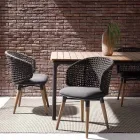 Kolltuku Kopshti me Këmbë Tik dhe Ndenje prej pëlhure, Homemotion - Chantall Viadurini