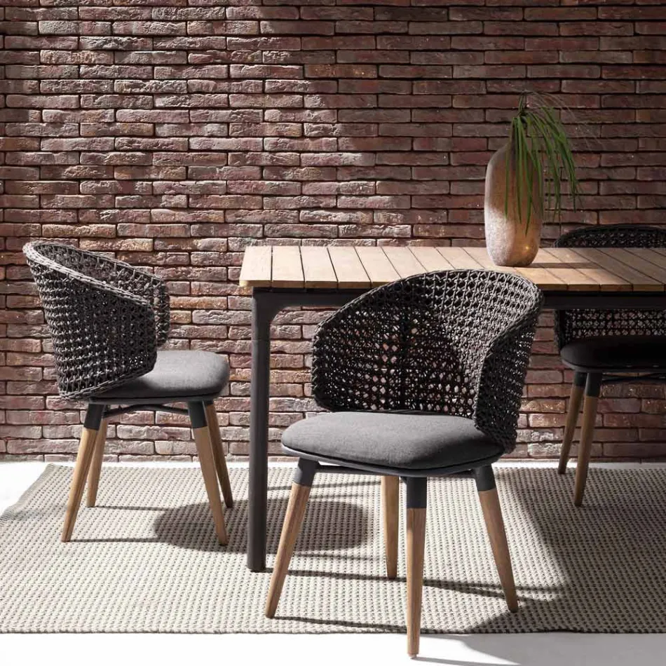 Kolltuku Kopshti me Këmbë Tik dhe Ndenje prej pëlhure, Homemotion - Chantall Viadurini