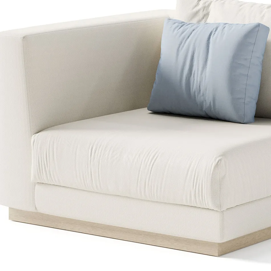 Kolltuku Kopshti me Strukturë Këndi të Djathtë Prodhuar në Itali - Rubik Viadurini