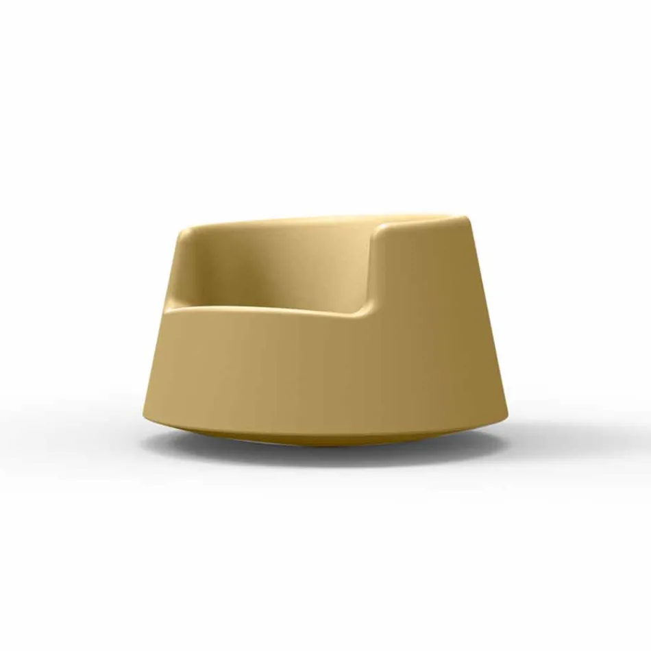 Kolltuk kopsht me dizajn modern Roulette Vondom në polietileni Viadurini