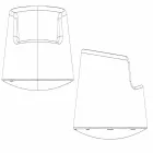 Kolltuk kopsht me dizajn modern Roulette Vondom në polietileni Viadurini