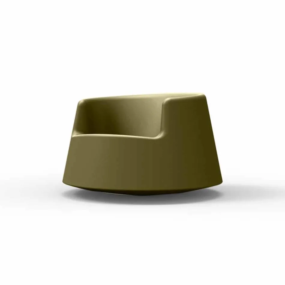 Kolltuk kopsht me dizajn modern Roulette Vondom në polietileni Viadurini