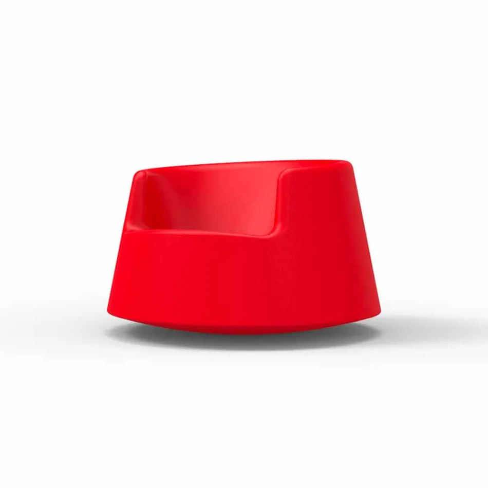 Kolltuk kopsht me dizajn modern Roulette Vondom në polietileni Viadurini