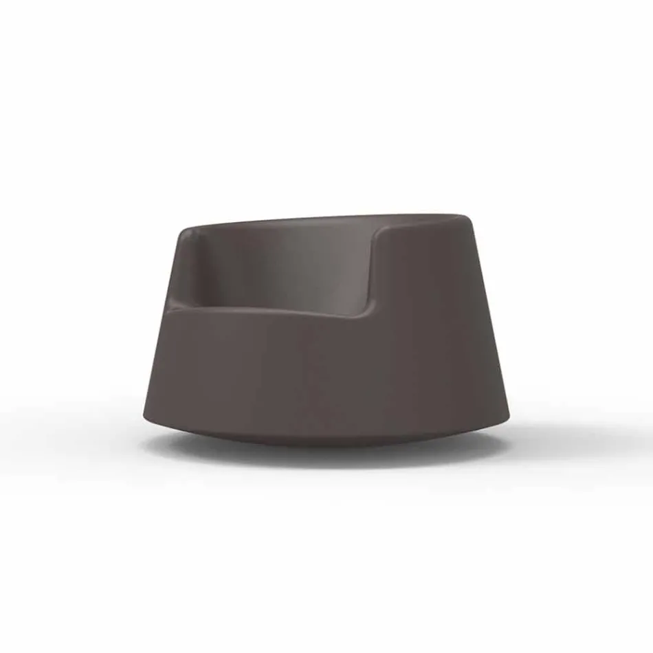 Kolltuk kopsht me dizajn modern Roulette Vondom në polietileni Viadurini