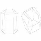 Kolltuku i kopshtit Faz nga dizajni modern i Vondom në polietileni Viadurini