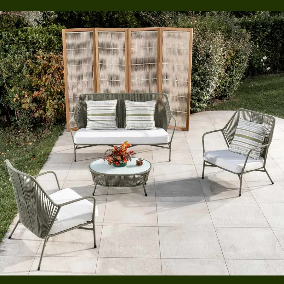 Kolltuku i Kopshtit në Alumin dhe Tendje me Litar - Asteria Viadurini