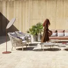 Kolltuku Kopshti Alumini Prodhuar në Itali - Emmacross nga Varaschin Viadurini